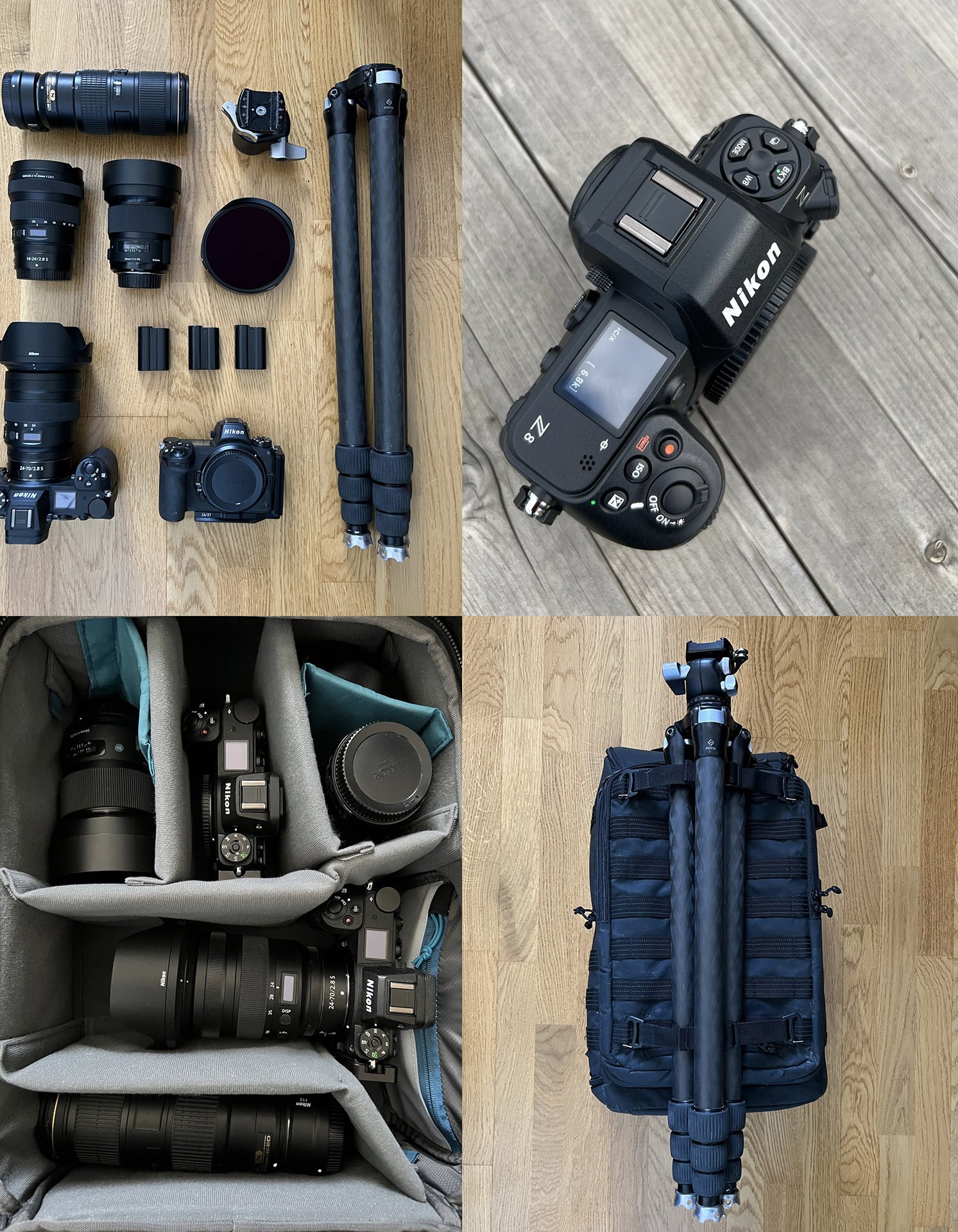 What’s in my camera bag in 2023? Nikon Z7 II or Z8 for landscape photography? — Mikko Lagerstedt