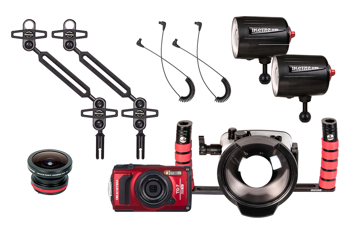 Ikelite Releases OM System TG-7 Housing and Ecko Strobe Kits